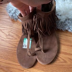 Sandals like new suede